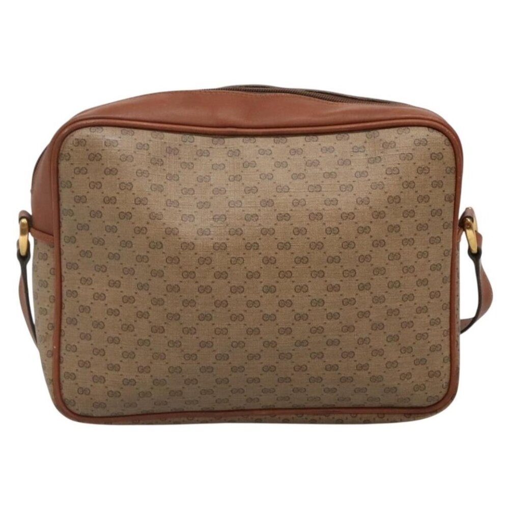 Authentic GUCCI Micro GG Supreme Shoulder Bag PVC Beige Gold 001 115 5443 - Picture 9 of 16